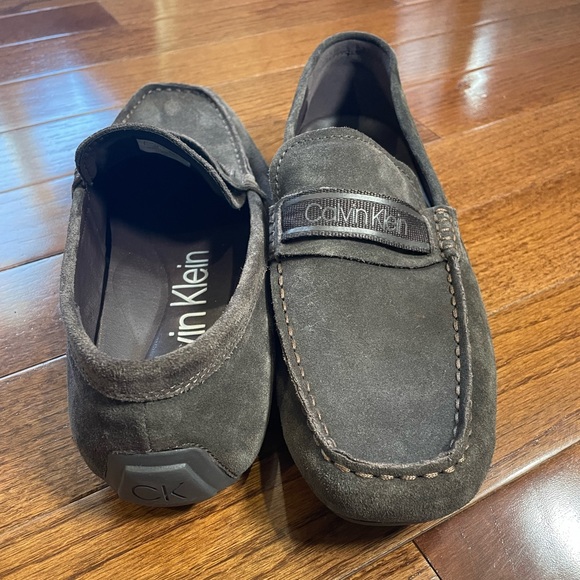 Calvin Klein Oliver Suede Driver - New Men | Color: Brown | Size: 12 - Picture 1 of 5